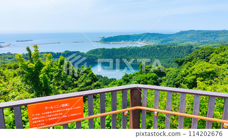 Hachimadodai (view of Ninomegata and Toga Bay) 114202676