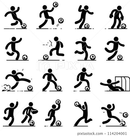 People playing soccer 114204001