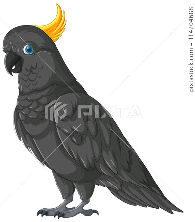 Colorful Cockatoo Vector Illustration 114204688