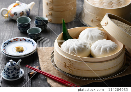 Nikuman(海鮮肉包) 用海鮮製成的肉包。 Nikuman(海鮮肉包) 用海鮮製成的肉包。 114204983