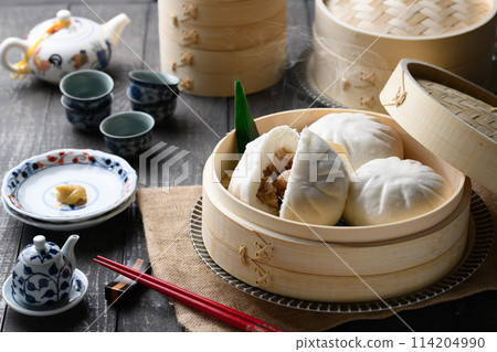 Nikuman（海鮮肉包） 用海鮮製成的肉包。 114204990