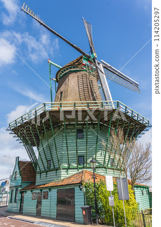 Dutch windmill village Zaanse Schans 114205297