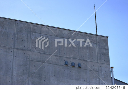 Exposed concrete outer wall Exposed concrete outer wall 114205346