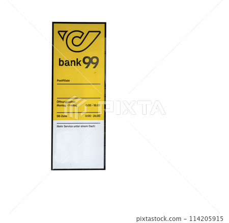 Austrian Post Office sign Austrian Post Office sign 114205915