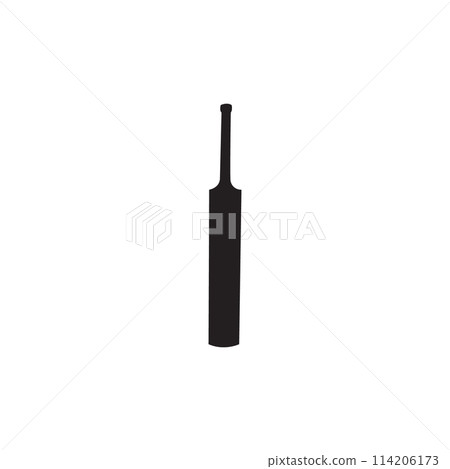 Cricket bat vector icon Cricket bat vector icon 114206173