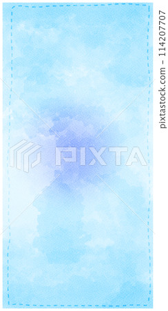 Background material: watercolor touch, blue gradation Background material: watercolor touch, blue gradation 114207707