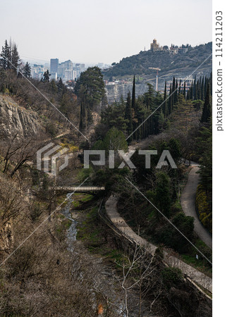 Landscape of Tbilisi botanical garden Landscape of Tbilisi botanical garden 114211203