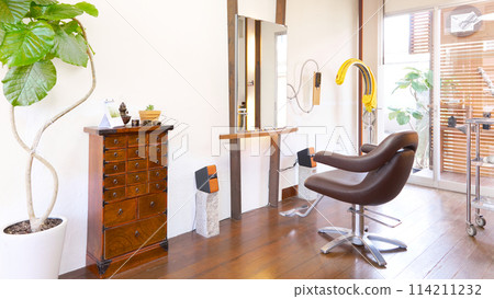 Stylish hair salon interior image 114211232