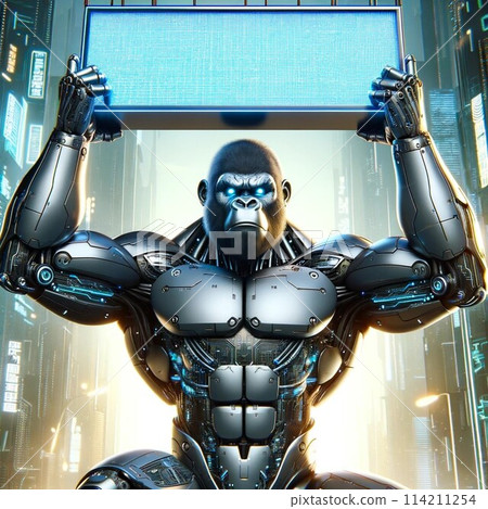 Robot Gorilla Text 1 114211254