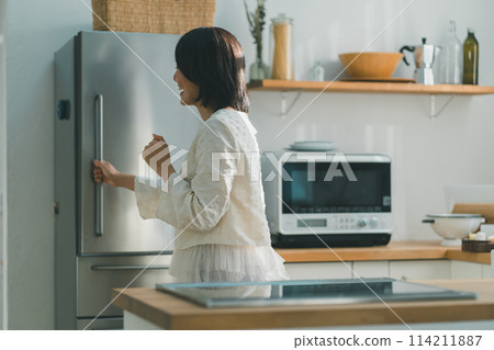 fridge, kitchen, kitchens 114211887
