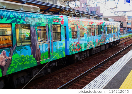 Kyoto train: Eizan Electric Railway Kurama Line Kyoto train: Eizan Electric Railway Kurama Line 114212045