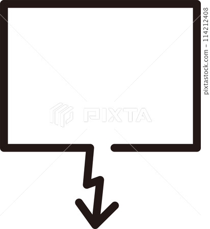 Easy to use simple speech bubble 114212408