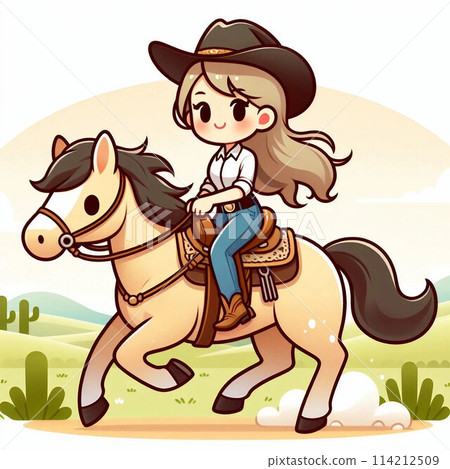 騎馬的女孩 騎馬的女孩 114212509