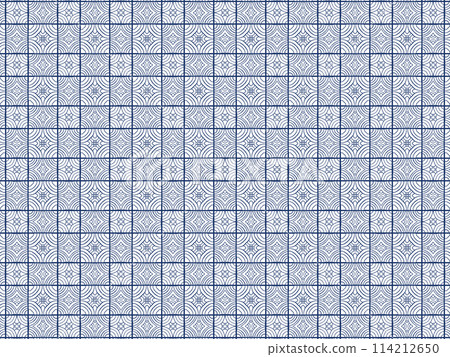 Japanese style lattice pattern 114212650