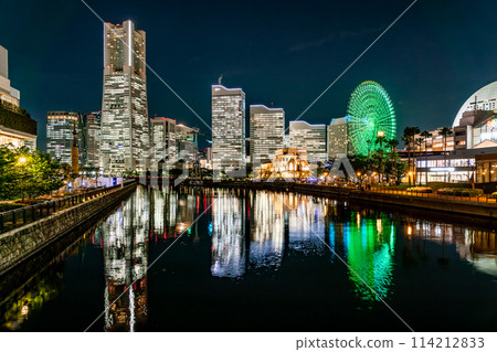 [神奈川縣]從萬國橋看到的橫濱港未來夜景 114212833