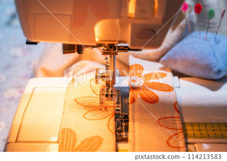 Sewing at night Sewing at night 114213583