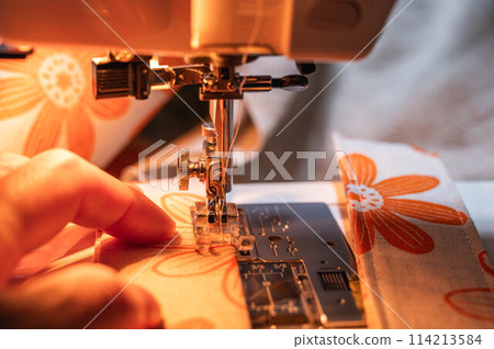 Sewing at night Sewing at night 114213584