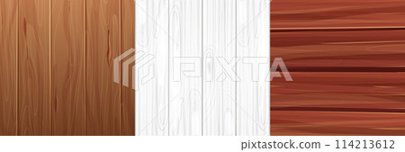Set wooden material board desk floor, textured surface wood textured comic background Wall, panel for game, ui design 114213612