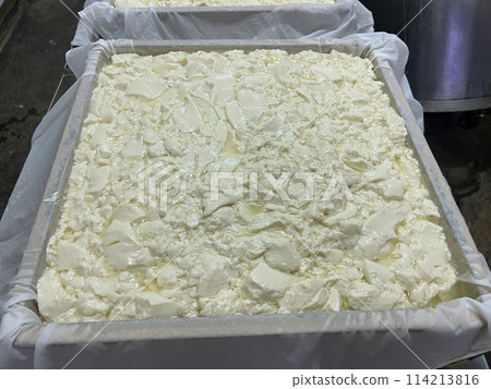 Freshly made bean curd in a traditional tofu shop Freshly made bean curd in a traditional tofu shop 114213816