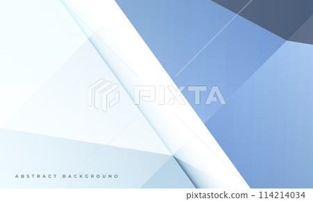 White and light blue pastel colored abstract background with 3d polygonal shapes. White and light blue pastel colored abstract background with 3d polygonal shapes. 114214034