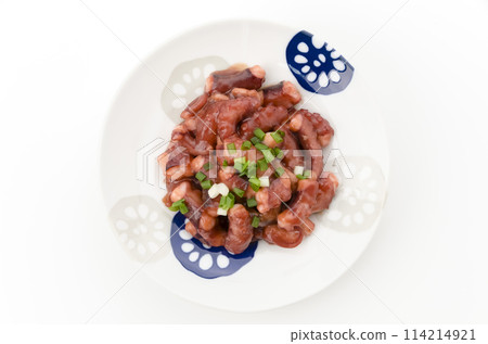 Stir-fried octopus with miso Stir-fried octopus with miso 114214921