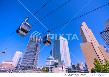 日本橫濱市容 從櫻木町站看到橫濱市政廳、Tower Man 等 = 5 月 4 日（GW） 114215303