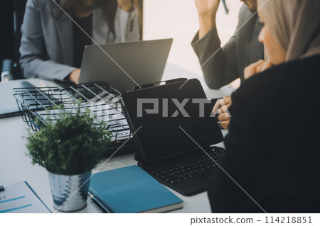 Stressful business man have so many paperwork in the office Stressful business man have so many paperwork in the office 114218851