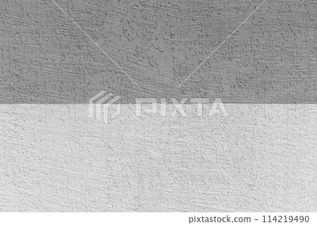 Wall Two Colors Grey White Abstract Design Paint Blank Space Text Background Empty Texture Sample Gray Backdrop 114219490