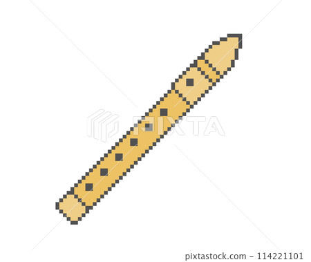 長笛_像素藝術 114221101