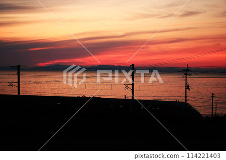 瀨戶內海，美麗的夕陽 114221403