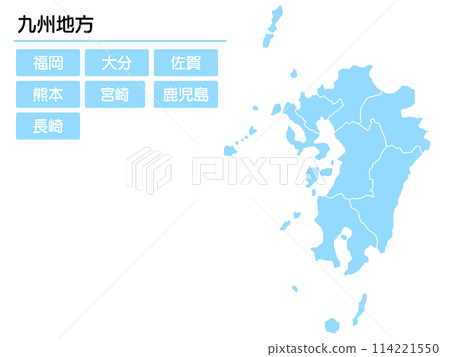 簡約淺藍色九州 簡約淺藍色九州 114221550