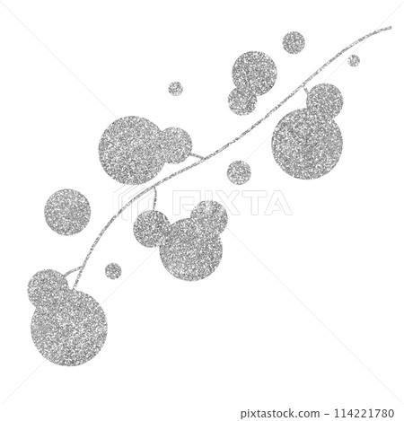 Illustration material: Plants, Silver Illustration material: Plants, Silver 114221780