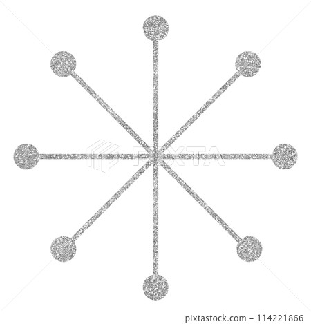 插畫素材閃光銀 插畫素材閃光銀 114221866