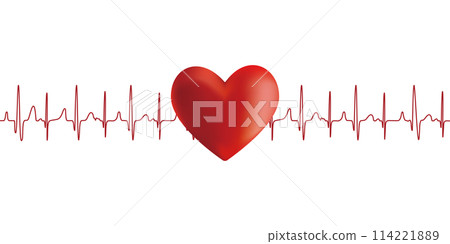 ECG-like waveform 114221889