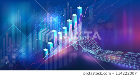Digital infographics on the concept of strategy and planning in economics. 114222007