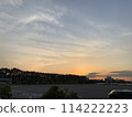 Sunset seen from the footbridge 114222223
