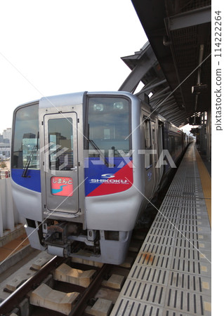 Local line, N2000 series express train Shimanto, controlled natural pendulum system 114222264