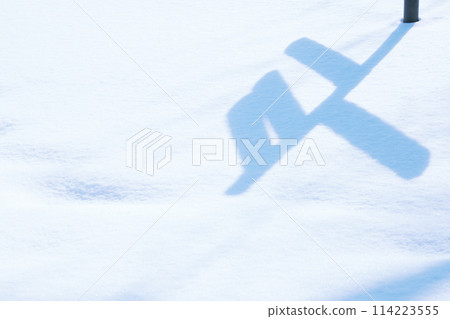 Beautiful winter park 114223555