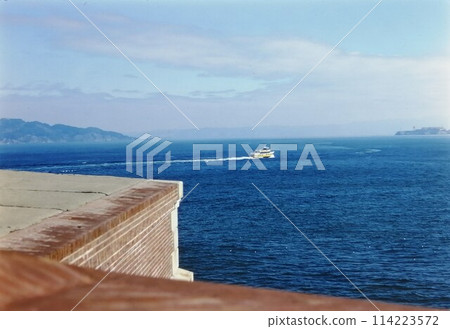 從 FortPoint 俯瞰天使島和惡魔島 114223572