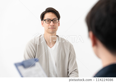 男性、諮詢、面試 114224086