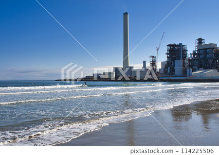 [福島縣] 岩澤海灘與火力發電廠 114225506