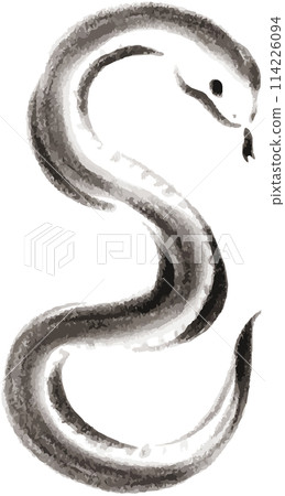 New Year's card New Year's card 2025 Year of the Snake Snake Year of the Snake Sumi-e Ink painting Brush Hand-drawn Illustration material New Year's card New Year's card 2025 Year of the Snake Snake Year of the Snake Sumi-e Ink painting Brush Hand-drawn Illustration material 114226094