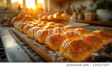 Freshly baked bread 114227207
