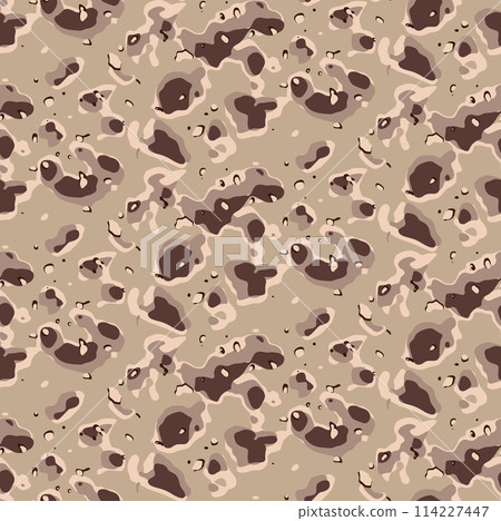 Classic desert camouflage pattern 114227447