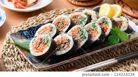 韓式海苔卷紫菜包飯（Bulgogi gimbap） 114228326