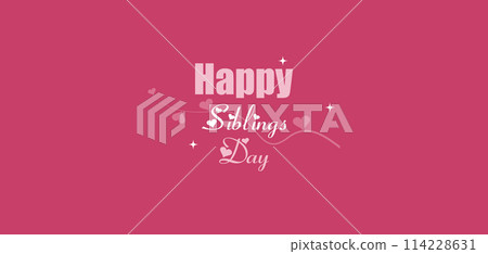 Celebrate Sibling Day with Stunning Illustration Celebrate Sibling Day with Stunning Illustration 114228631
