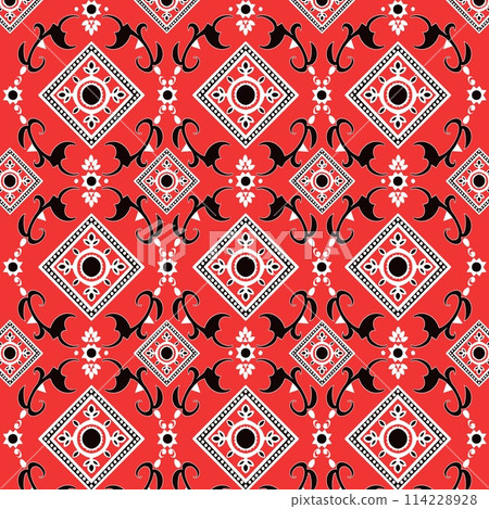 nature with our fabric patterns adorned with exquisite roses, showcasing hues pink. Perfect for the fabric industry, these colorful patterns offer a delightful fusion of natural elegance fabric  114228928