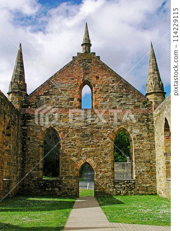 澳大利亞,塔斯馬尼亞島,亞瑟港,囚犯遺址,囚犯教堂遺址 澳大利亞,塔斯馬尼亞島,亞瑟港,囚犯遺址,囚犯教堂遺址 114229115