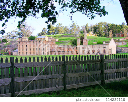 Australia, Tasmania, Port Arthur, convict ruins, prison ruins 114229118
