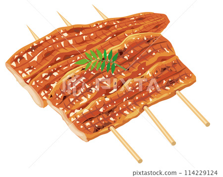 Grilled eels Grilled eels 114229124